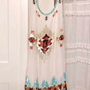 beautiful willow & clay sequin dress size M